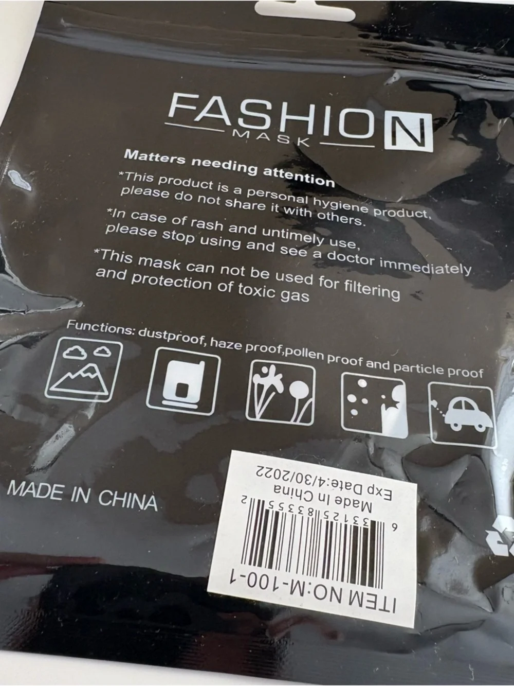 Navy Fashion Mask